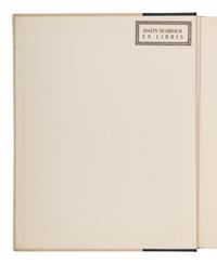 [ARTIST'S BOOK] -- [WARHOL, Andy (1928-1987), his copy]. [PICASSO, Pablo (1881-1973)]. JANIS, Harriet and Sidney. Picasso: The Recent Years 1939-1946 . Garden City, NY: Doubleday, 1947.