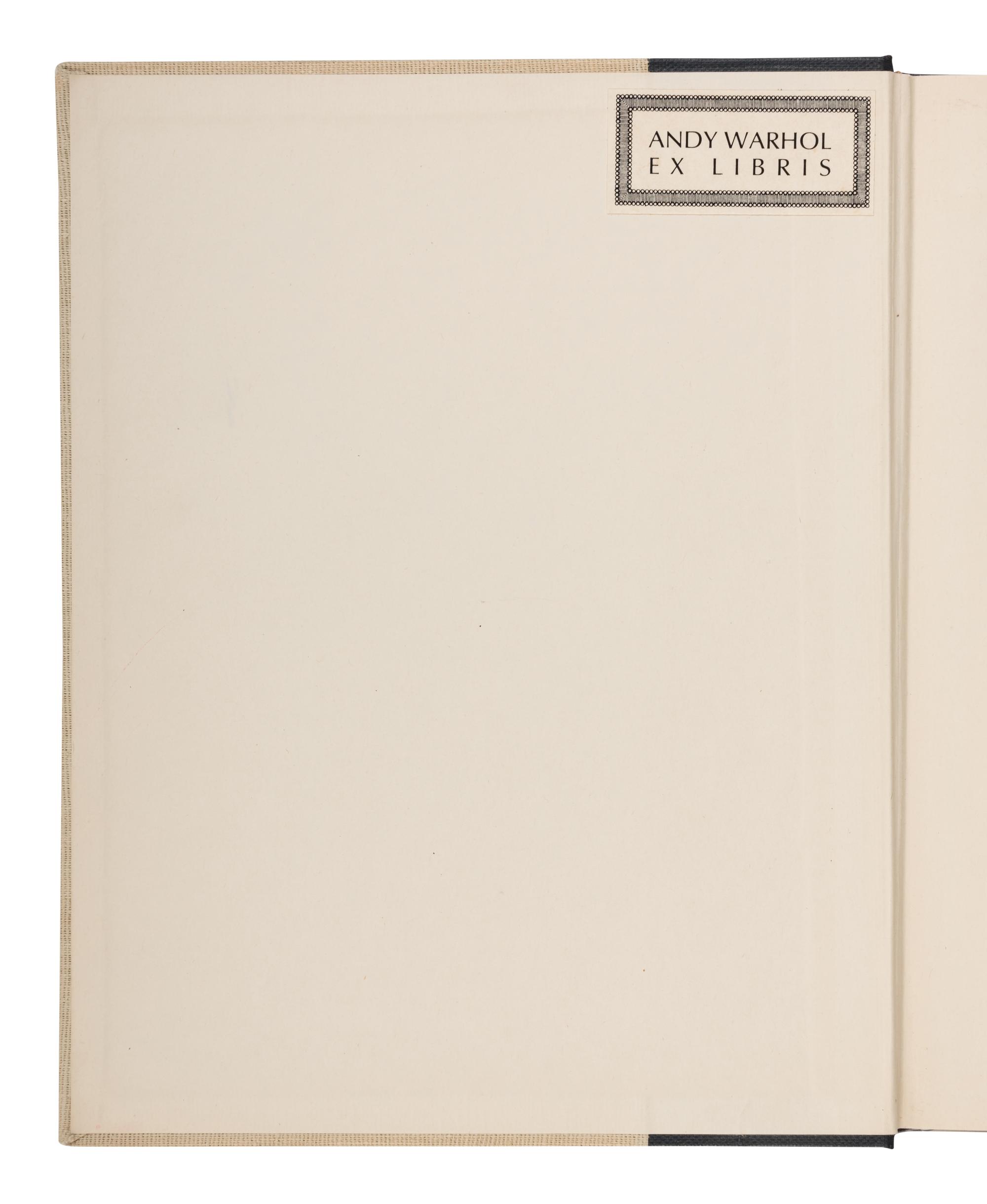 [ARTIST'S BOOK] -- [WARHOL, Andy (1928-1987), his copy]. [PICASSO, Pablo (1881-1973)]. JANIS, Harriet and Sidney. Picasso: The Recent Years 1939-1946 . Garden City, NY: Doubleday, 1947.