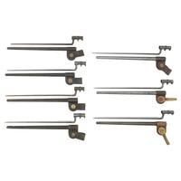 Six US Model 1873 Trapdoor Rifle Socket Bayonets with Scabbards and One Remington No. 1 Bayonet with Scabbard