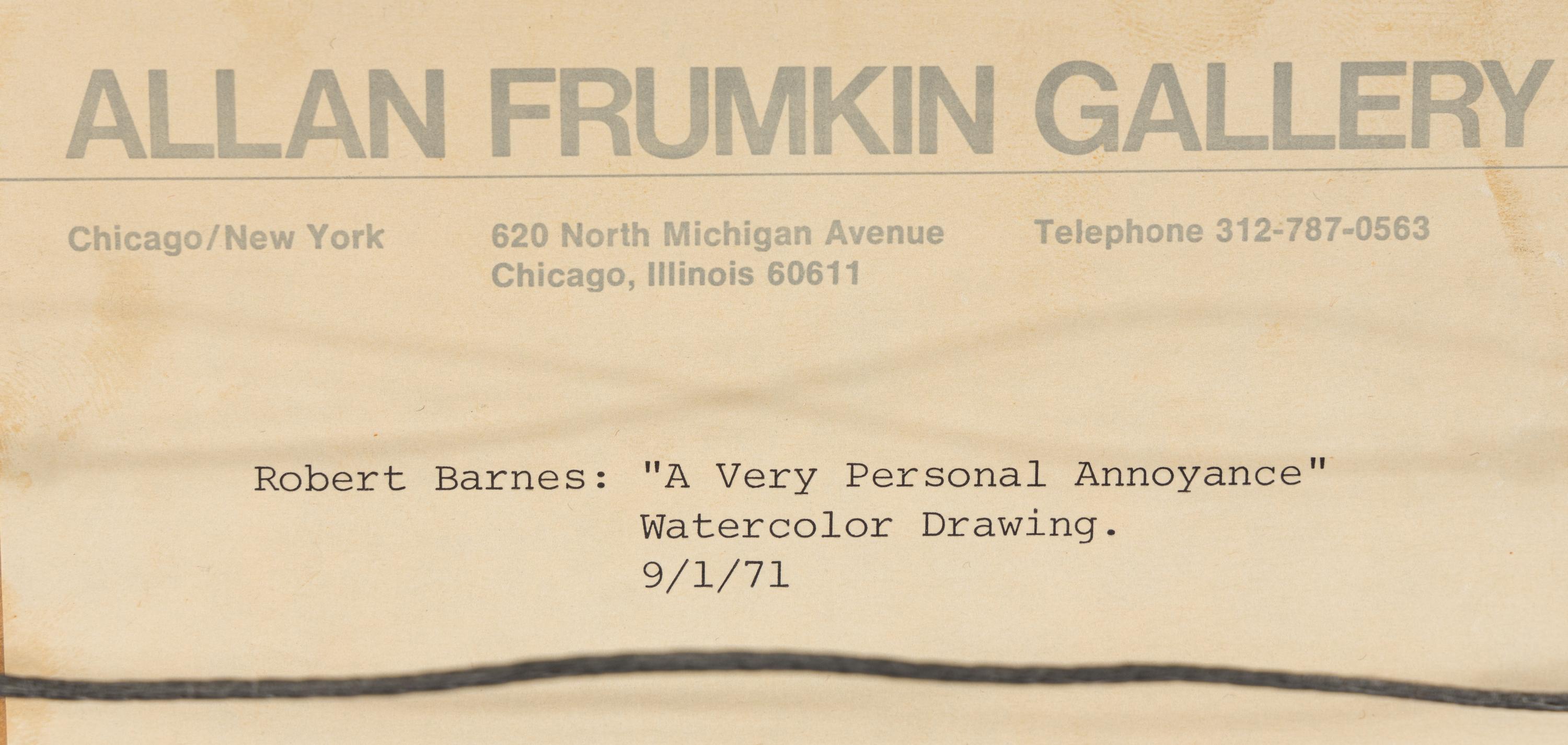 A Very Personal Annoyance, 1971