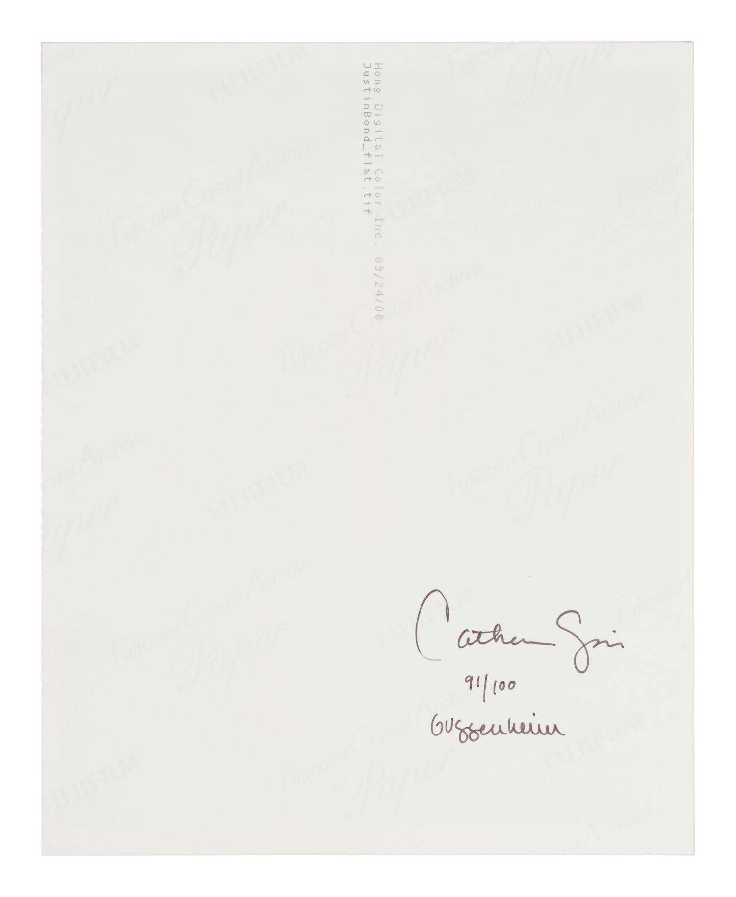 Catherine Opie (born 1961) Justin Vivian Bond, 1993