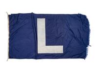 A Chicago Cubs L Loss Flag Once Flown at Wrigley Field Collected by Former Chicago Cubs Wrigley Field Head Scorekeeper,