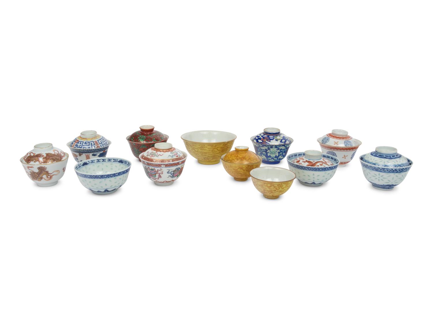 13 Porcelain Tea Wares