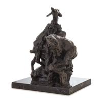 Emile-Antoine Bourdelle, (French, 1861-1929), Goats, 1919