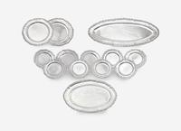 An Austrian Silver Table Service