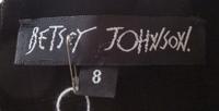 A Betsey Johnson Velvet Cowboy Dress, Size 8.