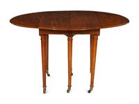 A Directoire Style Mahogany Drop Leaf Table