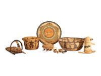 Assortment of Southwestern and Southeastern Baskets