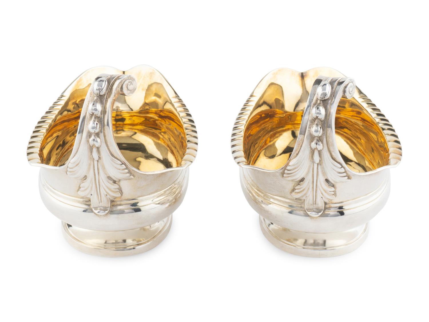A Pair of Danish Sauce Boats