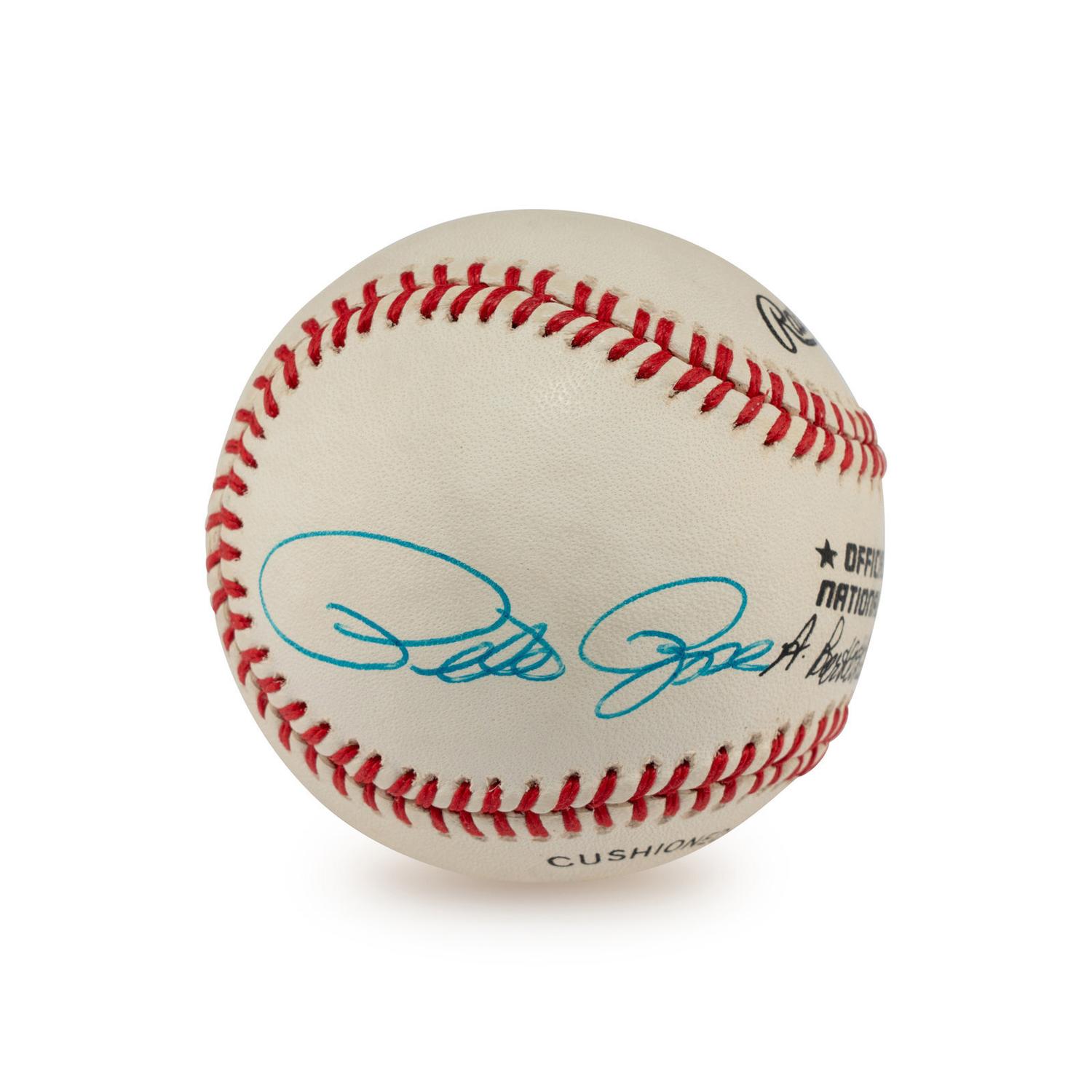 A Group of Cincinnati Reds Big Red Machine Single Signed Autograph Baseballs (Beckett Authentication Services Stickers)