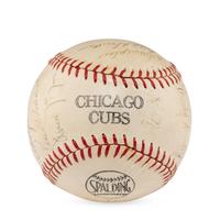 A 1967 Chicago Cubs Team Signed Autograph Baseball