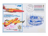 [WWII]. Aviator and flying ace's signatures, incl. Col. Gregory "Pappy" Boyington, MOH and POW.