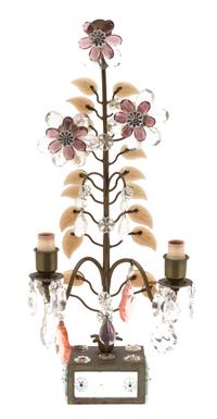 A French Gilt Bronze Two-Light Girondole Height 21 1/2 inches. — LATE 19TH/EARLY 20TH CENTURY