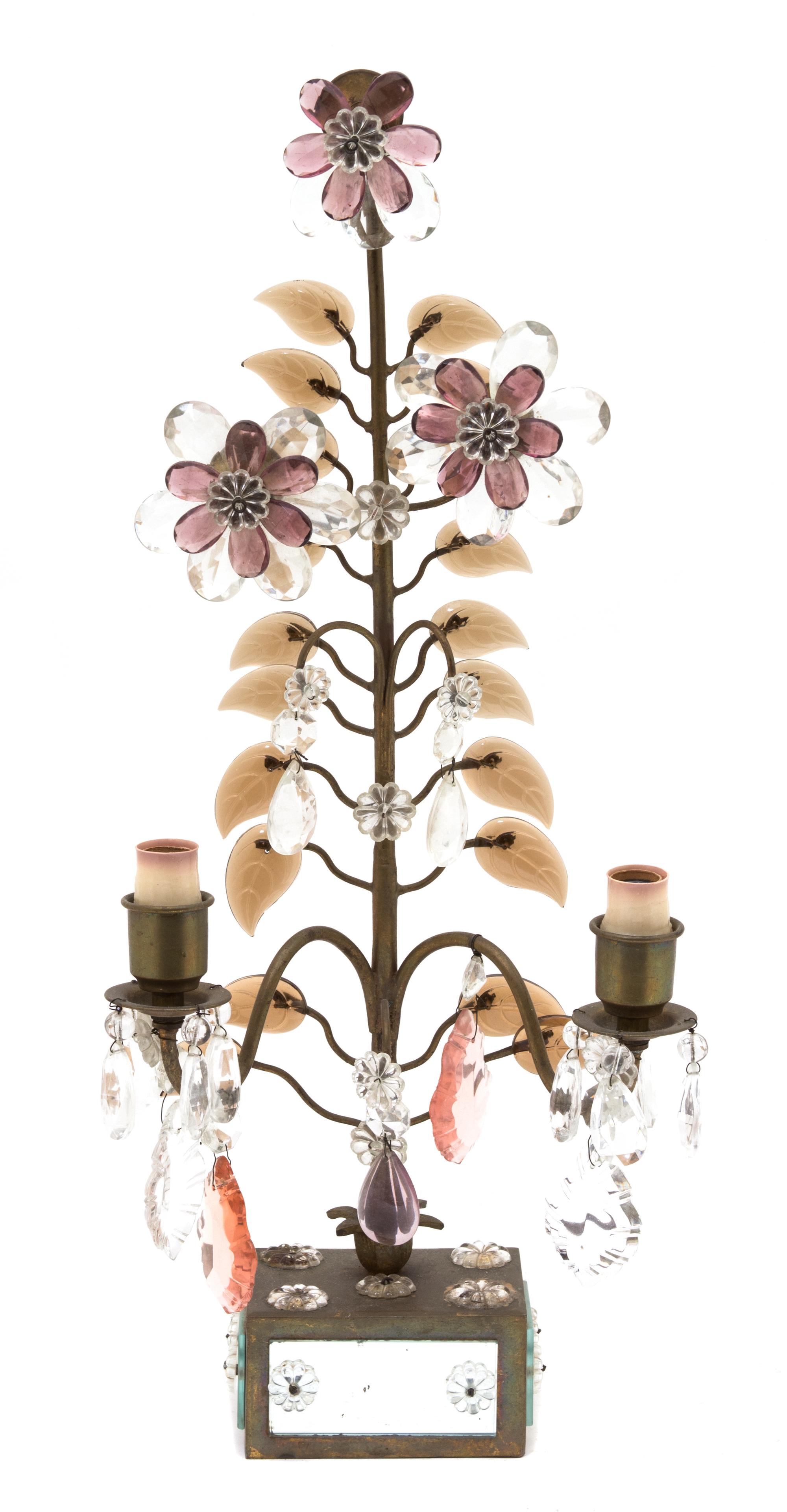 A French Gilt Bronze Two-Light Girondole Height 21 1/2 inches. — LATE 19TH/EARLY 20TH CENTURY
