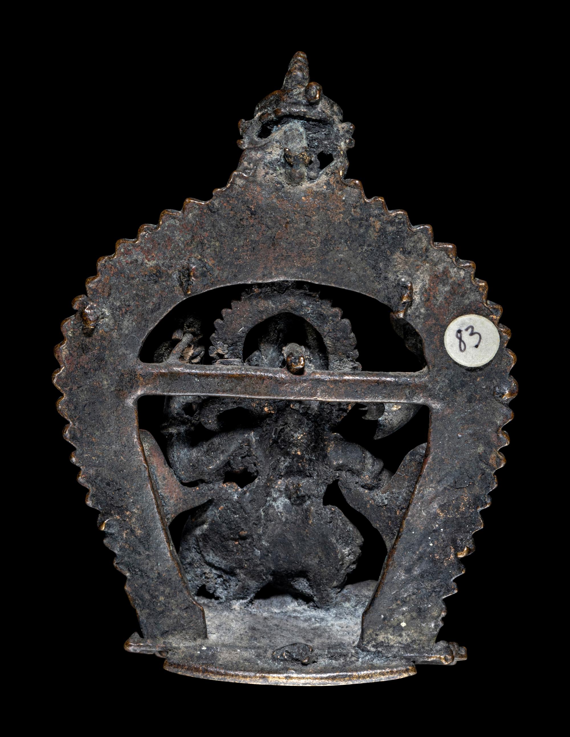 A Nepalese Bronze Figure of Ganesha