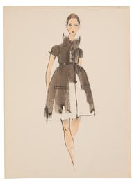 11 Michaele Vollbracht for Geoffrey Beene Fashion Illustrations, Late 1960s