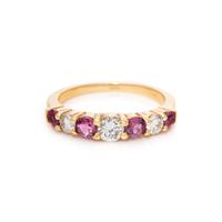 DIAMOND AND RUBY RING