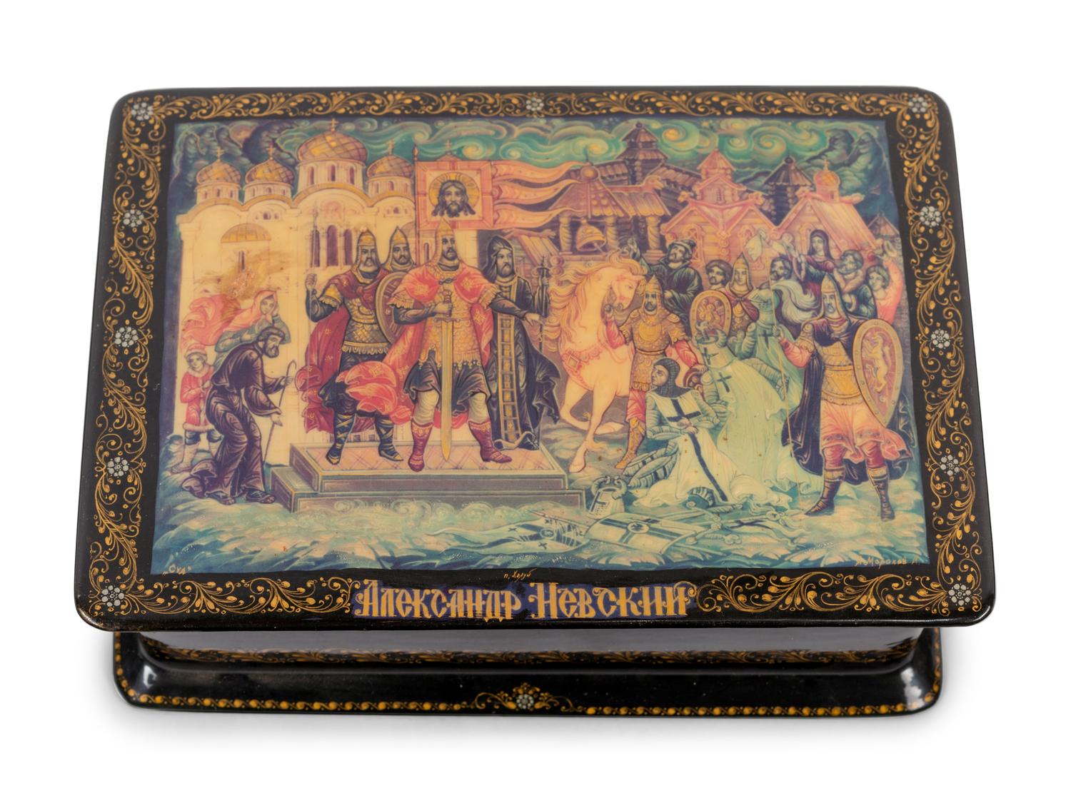 Fourteen Russian Lacquer Boxes