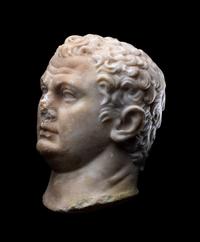 A Roman Marble Portrait Head of the Emperor Titus
