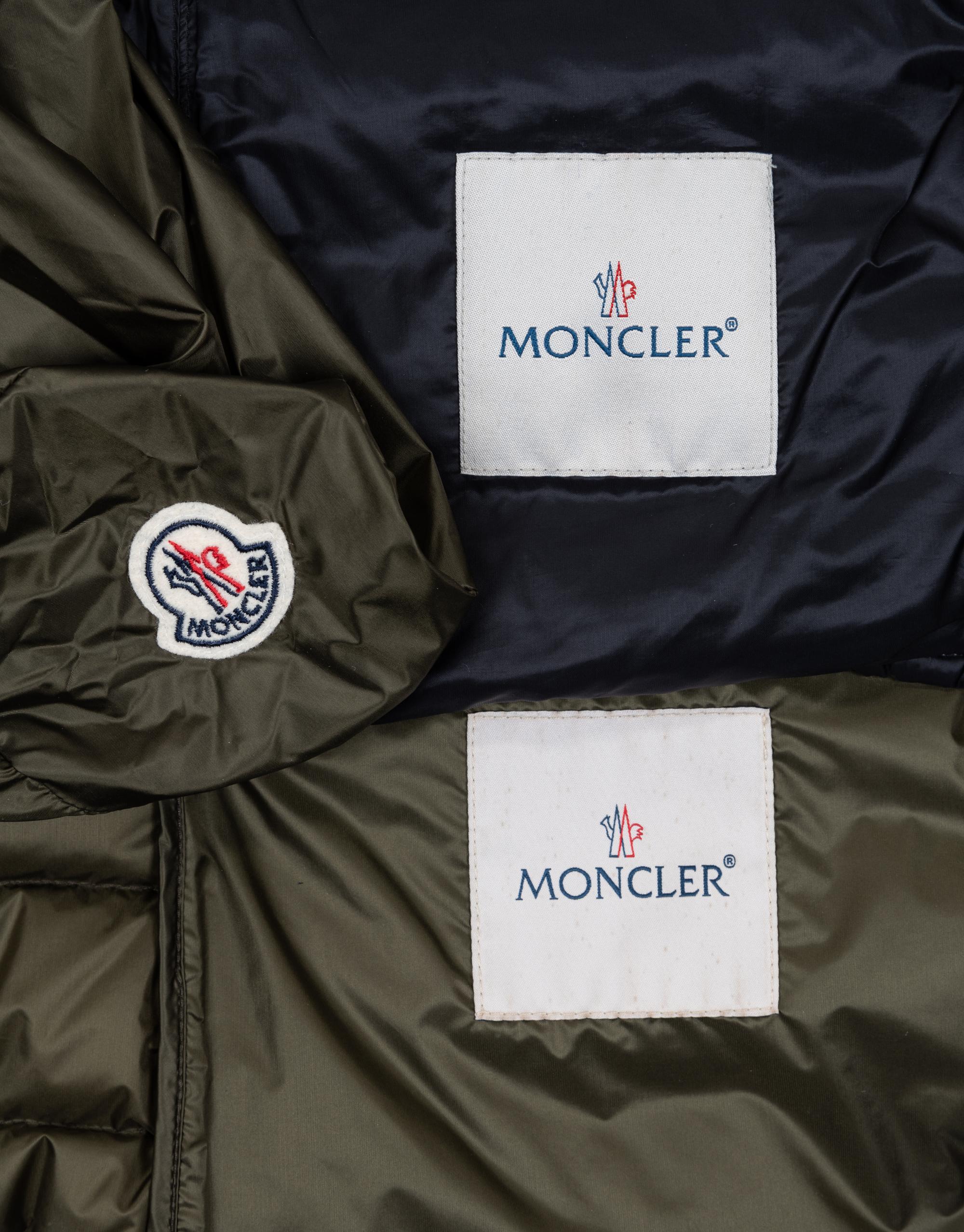 Two Moncler Sleeveless Vest Puffer