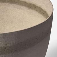 Jennifer Lee (British, b. 1956) "Pale bowl with grey/green speckled band", UK, 1986
