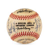 A 1985 St. Louis Cardinals Team Signed Autograph Baseball (Beckett Authentication Services)