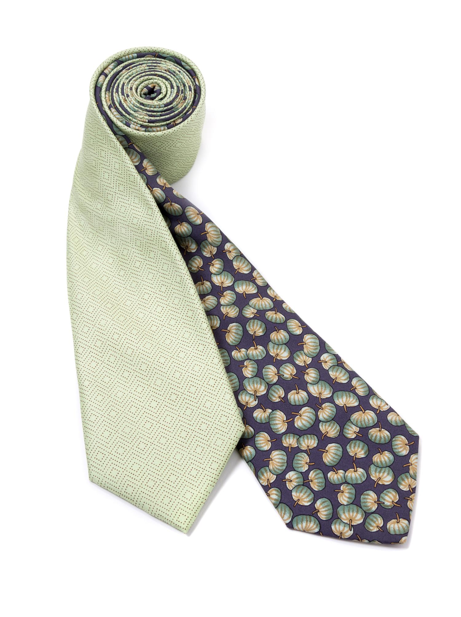 A Pair of Hermès Silk Ties,