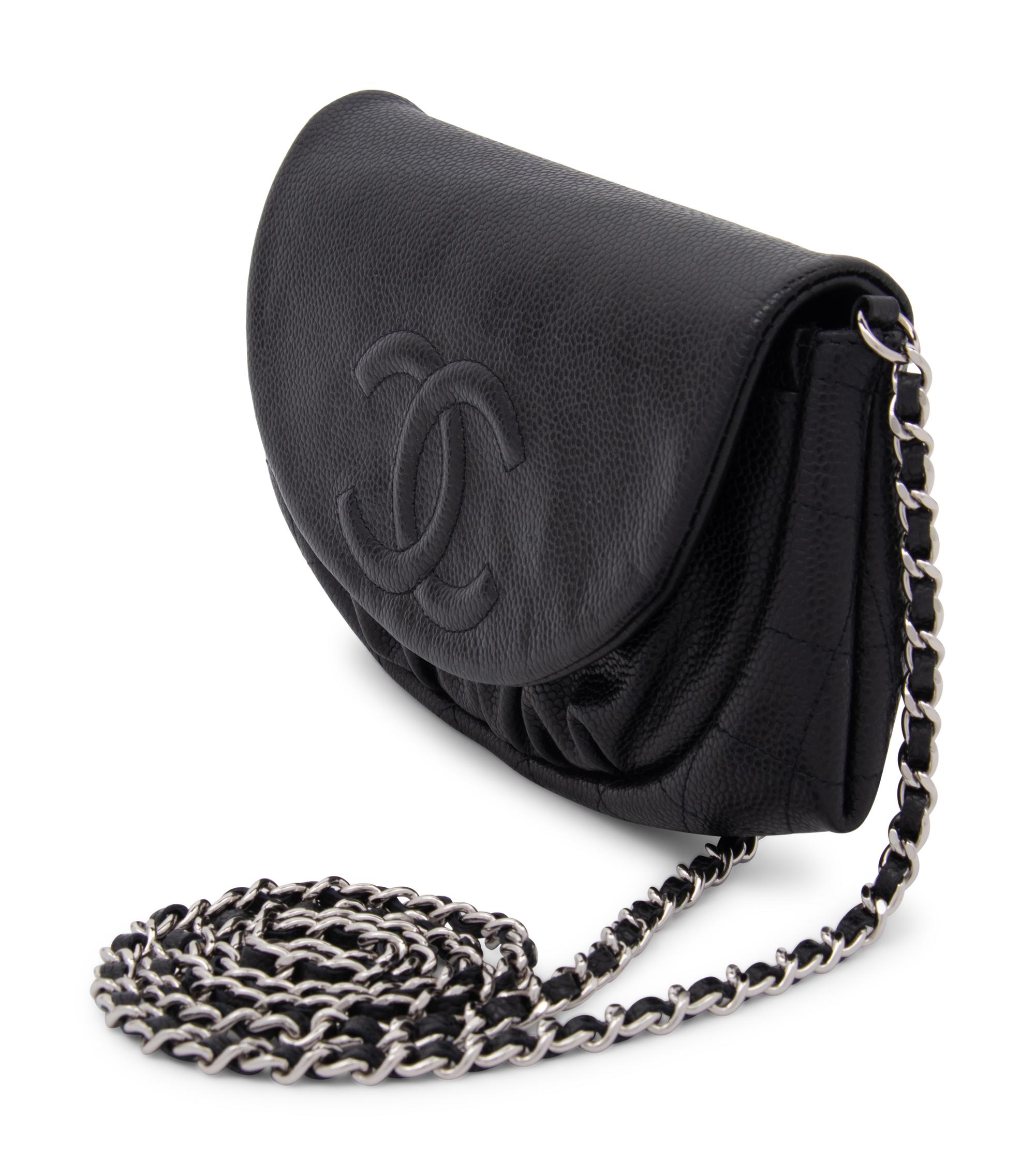 Chanel Embossed Caviar Leather Flap Bag, 2010-11
