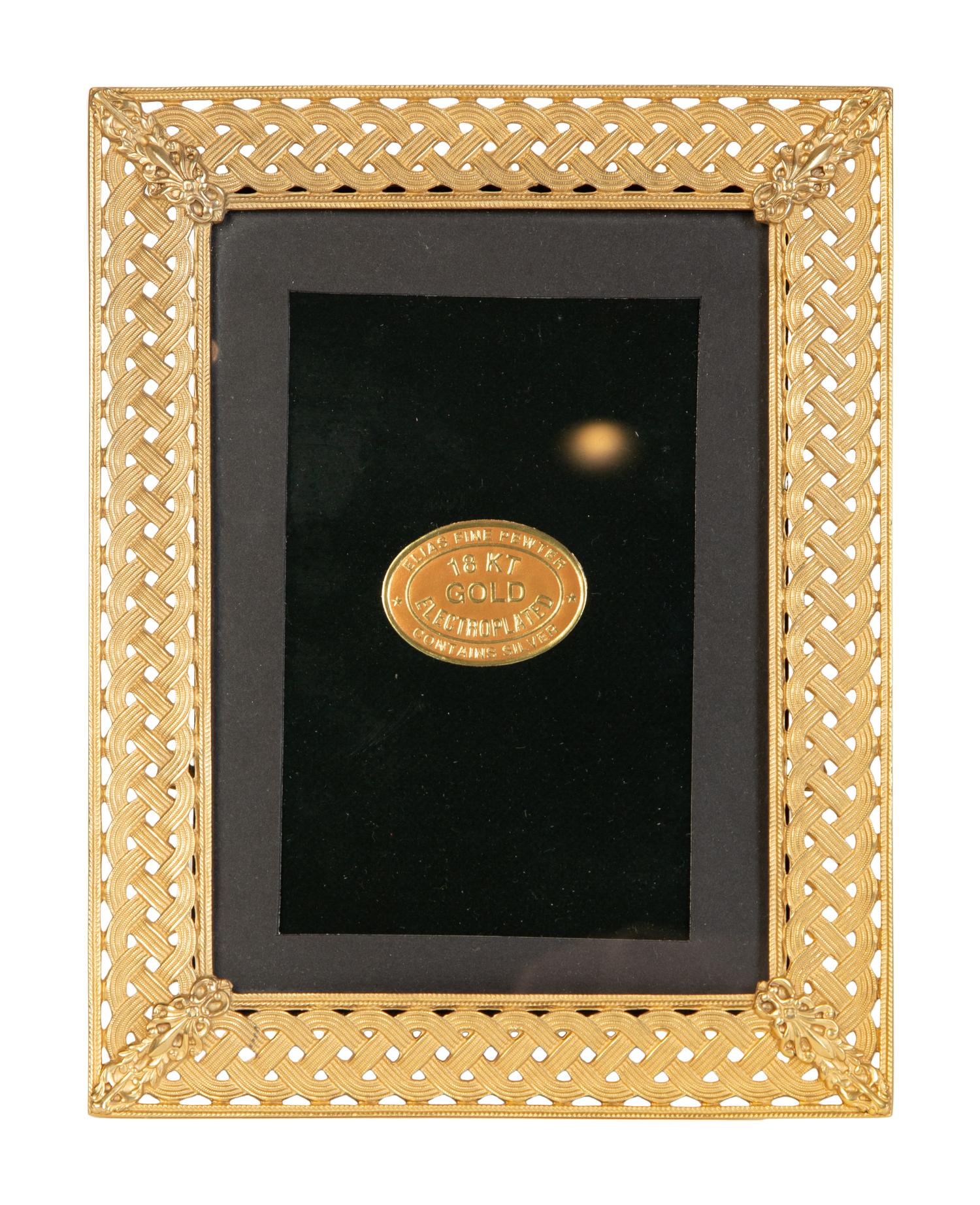 A Group of Six Gilt Metal Picture Frames — 19th/20th Century