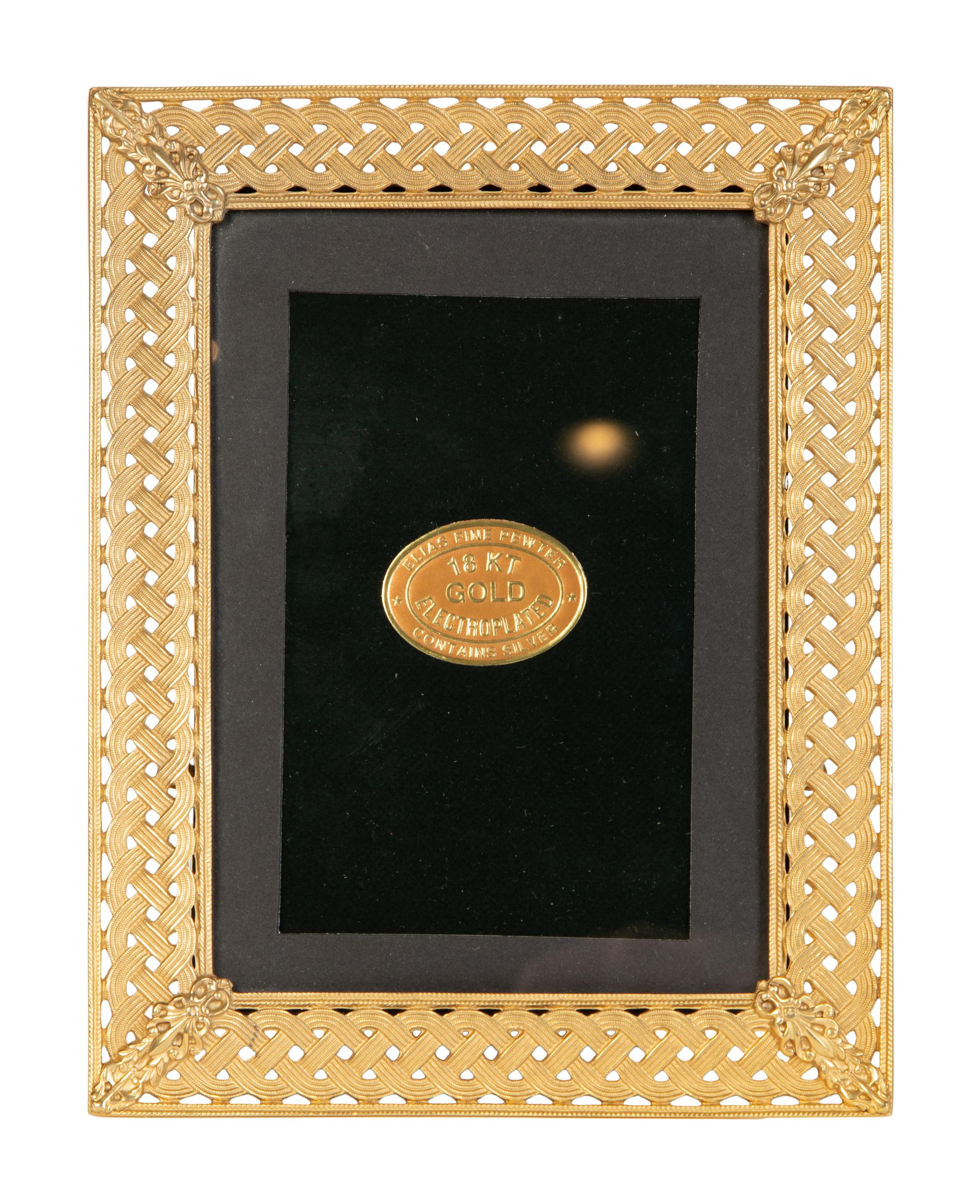 A Group of Six Gilt Metal Picture Frames — 19th/20th Century