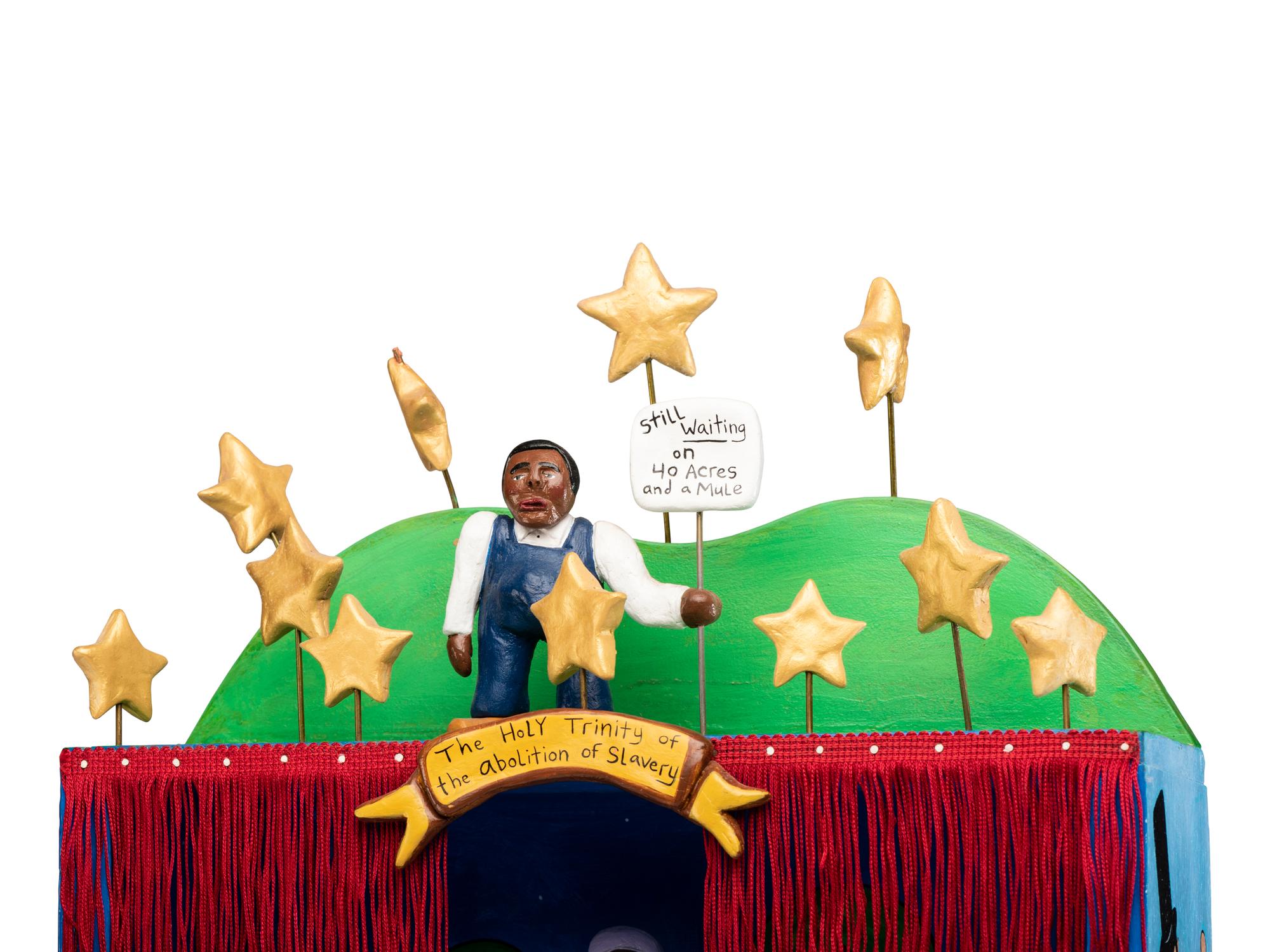 A Folk Art Diorama of the Abolition of Slavery by Steve White