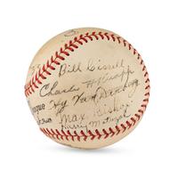 A 1936 Baltimore Orioles Team Signed Autograph Baseball (JSA Letter of Authenticity)