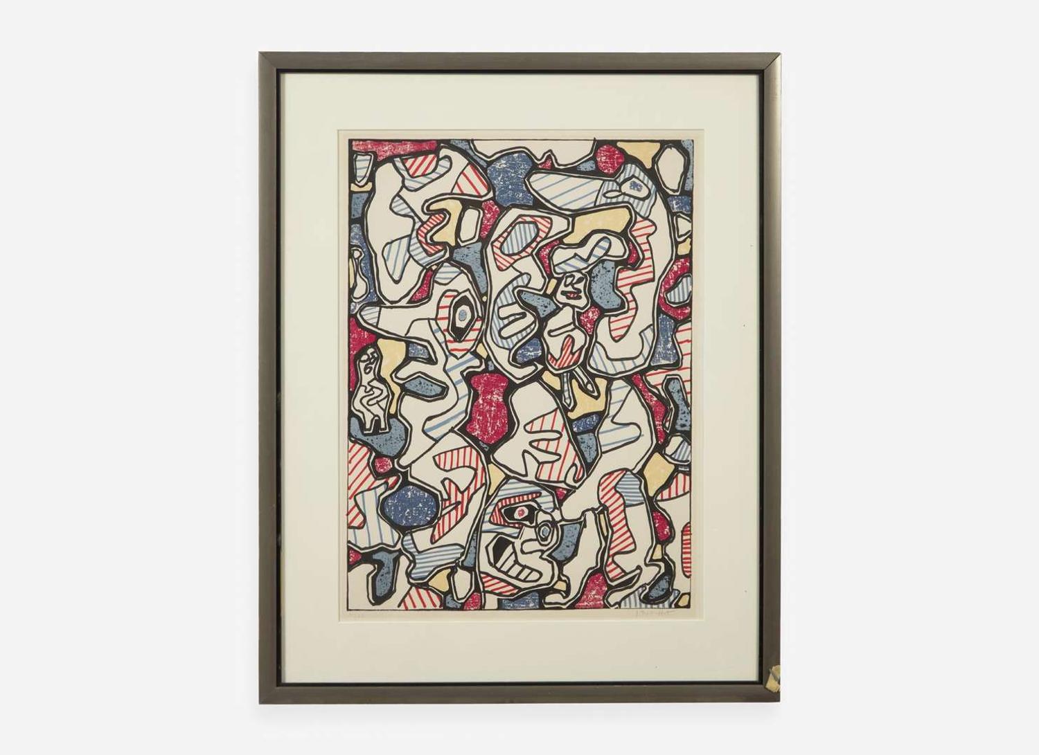 Jean Dubuffet (French, 1901-1985), Samedi Tantôt