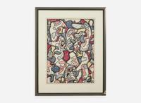 Jean Dubuffet (French, 1901-1985), Samedi Tantôt