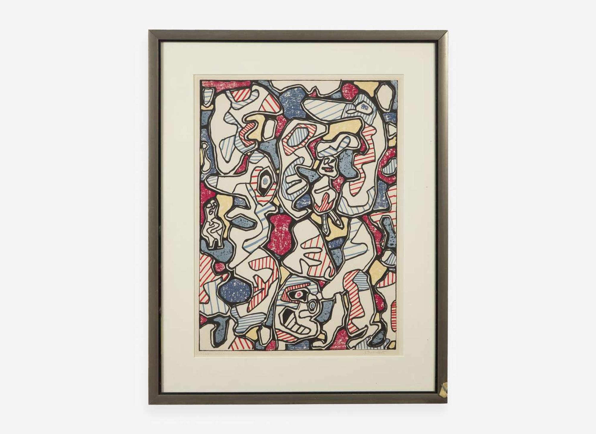 Jean Dubuffet (French, 1901-1985), Samedi Tantôt