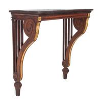 A Pair of Continental Parcel Gilt Walnut Console Tables