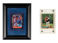 A Group of Greg Maddux and Tom Glavine Signed Autograph Baseball Cards (Beckett Authentication Services)