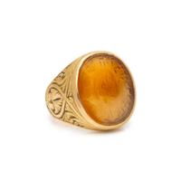 YELLOW GOLD AND CARNELIAN INTAGLIO RING