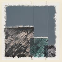 Charles Richard Smith, (English, 1931-2016), A group of five works: Folded Paper Clip, Folded Paper Clip II, Proscenium VII, Logo Suite