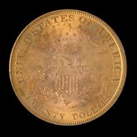 A United States 1895 Liberty Head $20 Gold Coin
