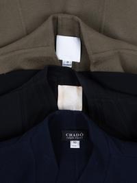 Three Chado Ralph Rucci Cashmere Jackets, 2000-10s