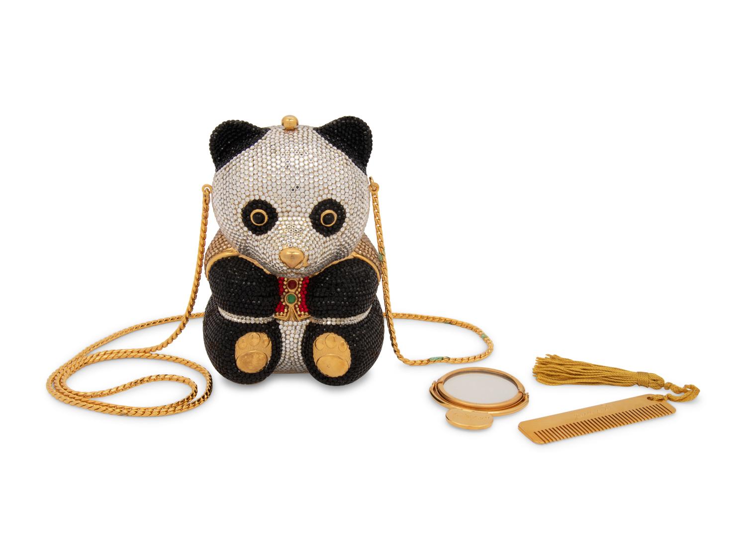 Judith Leiber Panda Minaudière