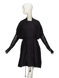 Rick Owens, Black 'Sail' Coat