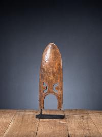 Ho Chunk Decorated Wood Pelt Stretcher