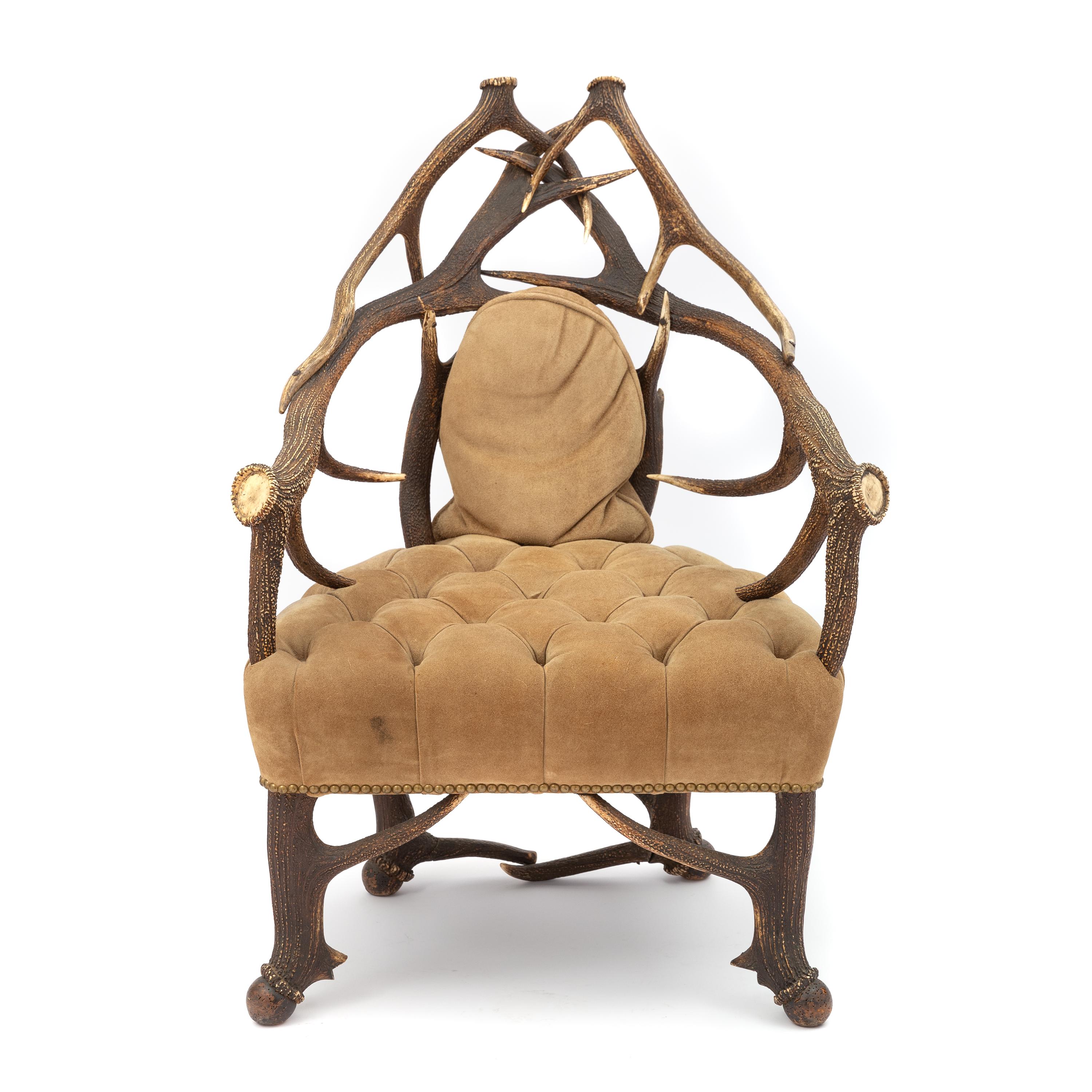 An Antler Armchair