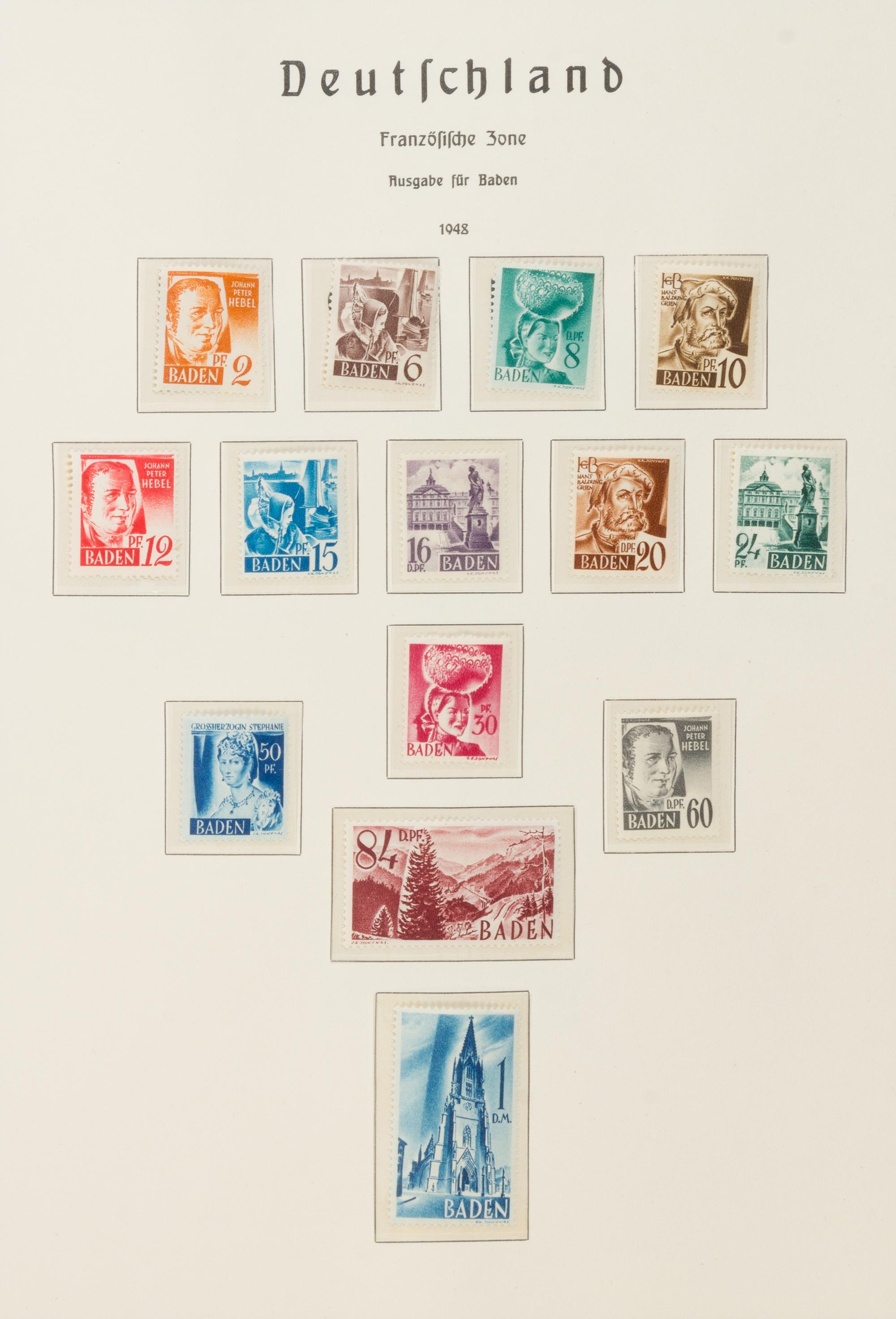 A Collection of 20th Century German Stamps — 1924-1962