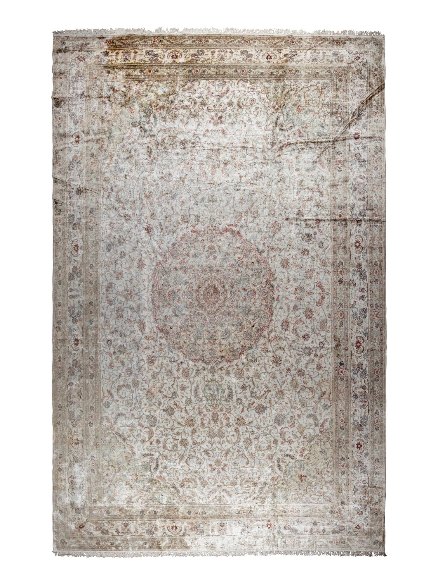 A Hereke Silk Rug