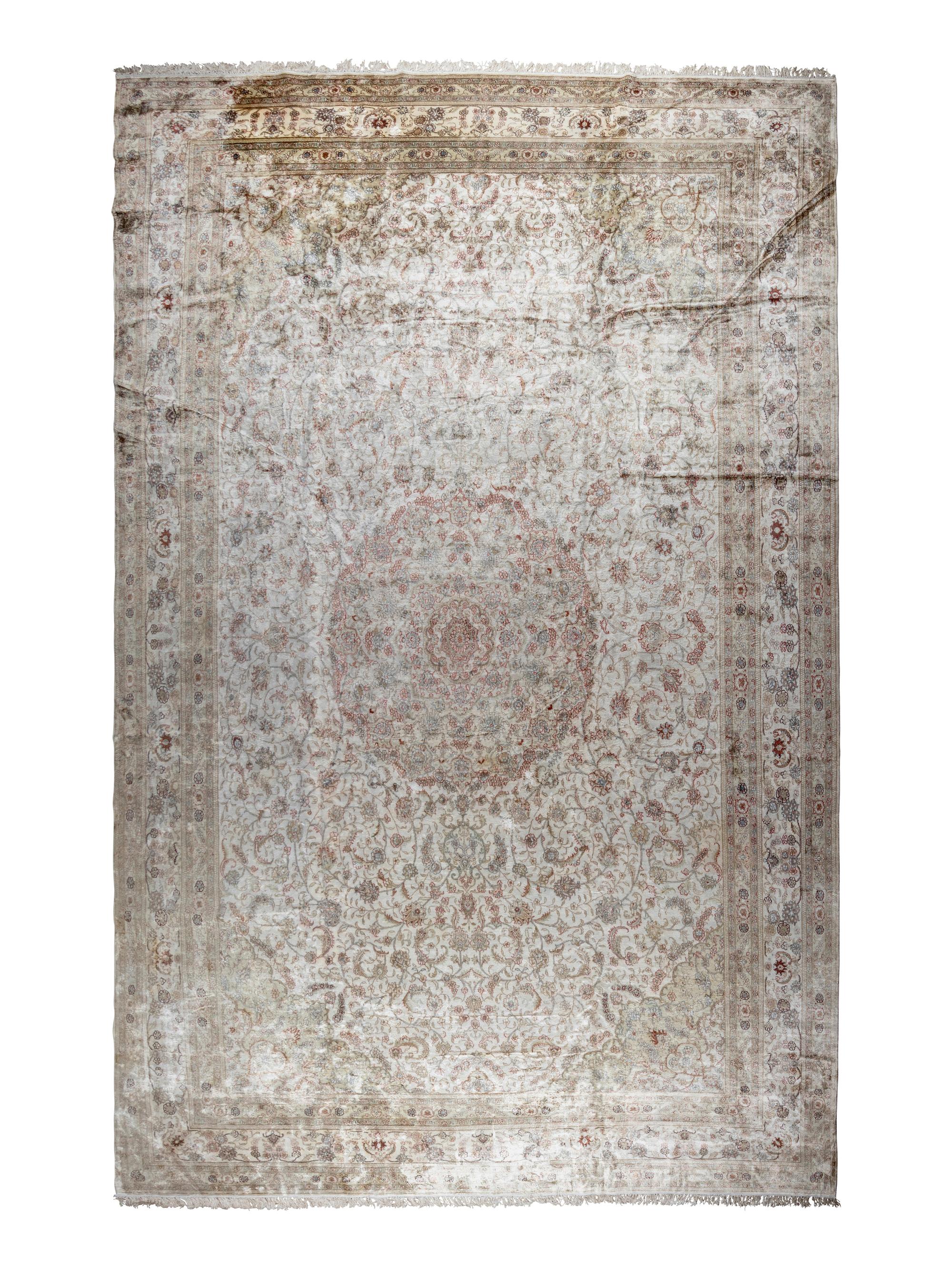 A Hereke Silk Rug