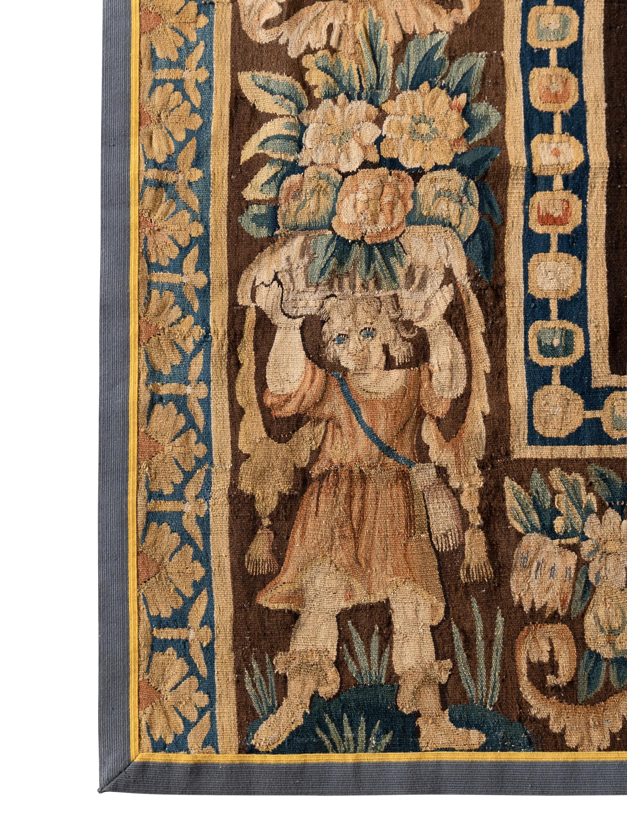 A Pair of Flemish Wool Tapestries Depicting Scenes from the Judgement of Paris