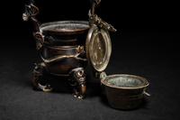 Three Japanese Bronze Articles
